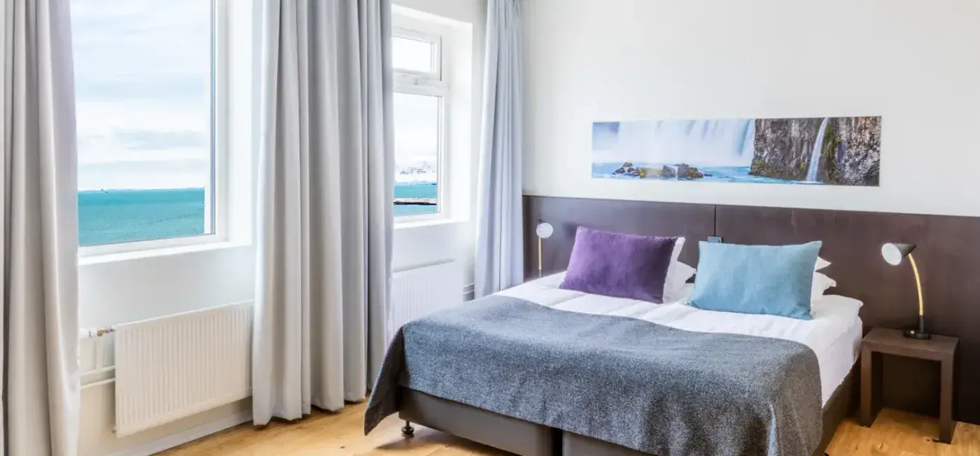 Bedroom  view of Fosshotel Reykjavík, Iceland